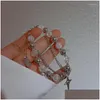 Perline Strand 2023 Fashion Premium Opal Bracciale per le donne Vintage Crystal Pearl Charm Bangle Gioielli Boemia Drop Delivery Bracciali Dhw7B