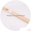 Rolling Pins Pastry Boards Pin Woodiness Stick Solid Wood Baking Cylindrical Primary Color Cook Selected Environment Protection 1 Dhqyz