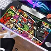 Rests Mouse Pad Gamer RGB Mat Persona 5 Desk Backlit Carpet Pc Accessories Xxl Mause Gaming Mousepad Anime Large Extended Cabinet Mats