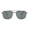 Óculos de sol clássicos da marca Brand Outdoor Summer Designer de alta qualidade masculino polarizado Tons de metal de metal de sol
