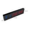 Clocks Gym Timer LED Interval Timer Digital Countdown Wall Clock Fitness Timer 1.8Inch Digits Down/Up Clock Stopwatch for Home