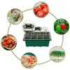 Horlogebandjes 5-pack Seed Starter Tray Seedling Kits Plant Kit Met Vochtigheid Koepels En Base Greenhouse Propagator Drop Delivery Watches Dh870