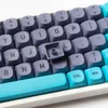 Tillbehör 125 Keys MA 9mm Profile KeyCaps PBT Dye Sub KeyCap Blue Cat för Cherry MX Switch Mechanical Keyboard IKBC GMMK Pro 61 64 84 87