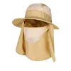 Brede rand hoeden 2023 buitenste zonnebrandcrème vissen zonnen anti uv daiva bescherming gezicht nek klep zon capheadband regen hoed cap wandelen1