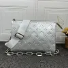 디자이너 패션 여성 크로스 바디 백 럭셔리 파우치 크로스 바디 백 간단한 디자인 체인 바게트 가방 어깨 가방 M57790