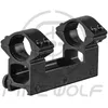 FIRE WOLF 25,4 mm 1 "Dual Ring High Profile See-through 20 mm Weaver Picatinny Rail Scope Mount Jachtaccessoires