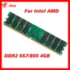 RAMs DDR2 4GB PC25300S 6400S DDR2 800 667 MHz 4GB SODIMM 240Pin 1.8V Module Desktop memory 4gb PC2 For Intel and AMD Motherboards