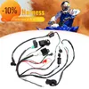 Ny CDI Wire Harness Stator Asembly Wiring Fit For ATV Electric Quad 50 70 90 110cc med likriktare Tändning Nyckelspol CDI -enhet Kill