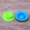 Set di posate 6 pezzi portauova in silicone lavabile in lavastoviglie supporto per supporto forniture da cucina (rosso/rosa/arancione/giallo/blu/verde)