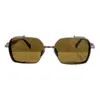 Solglasögon designer personlighet metall fyrkantig ram sidoband Aktivitet netto mäns solglasögon ins ny ba uv skydd driver kvinnlig solglasögon 5f8x