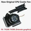 Pads New Original CPU Cooling Cooler Fan Heatsink Radiator for Lenovo ThinkPad T420S T430S Integrated Graphics FRU 04W1712 04W3485