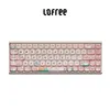 Accessoires Lofree Xiaoqiao Toetsenbord Keycaps Set Pbt 68 100 toetsen Artisan Custom Keycap voor mechanische toetsenbordaccessoires Diy Desktop voor pc