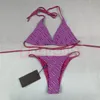 BIKINI BIKINI SWIISCUSU Modna kąpiel Kącik Bikini bielizny kąpielowe panie Letni projektant kostium kąpielowy Kobiet Trendy bielizny rozmiar S-xl