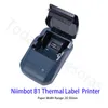 Printers New Niimbot B1 Handheld Small Portable Bluetooth Inkless Label Printer Self Adhesive Labeling Machine Maker Cable Label Printer