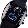 Relojes de pulsera Mujeres Hombres Casual LED Pantalla digital Banda de silicona Tablero Deportes Reloj de pulsera