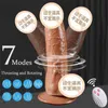 Sexspielzeug Massagegerät Thrusting Rotation Fernbedienung Dildo Vibrator Realistischer Penis Homosexuell Saugnapf Masturbator Paar Groß für Frauen Erwachsene Produkte