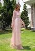 2022 NOVO Design Projeto Spring Summer Solid Solid Mesh Dress Long Dress Dress Vestidoswomen de manga longa elegante