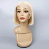 #613 Short Bob Wig 13 4 Lace Frontal Wigs Brazilian Human Hair Blonde Color 150% Density Front For Women