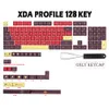 Akcesoria 128 Klucz Eksplozja Keycap PBT XDA Keycaps dla DZ60/RK61/64/GK61/68/75/84/98/104 Klawiatura mechaniczna GMK Cap 7U Spejdź Spacebar