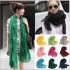 Bufandas Color sólido Bufanda linda para adultos y niños Señoras Hijabs Chales suaves Wrap Headwraps Thin Spring Winter Accesorios Mujer
