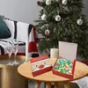 ギフトラップ5PC/セットクリスマスボックスペーパーバッグメリーパッケージボックスクリスマスイヤーチョコレートキャンディーパーティー用品