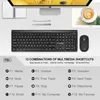 Combos Zy Electronic World Store's nieuwe draadloze toetsenbord en muisset is licht en geschikt voor kantoorwerk