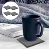 Table Mats 4Pcs Coasters Slate Cup Stone Drink Mat Holder Heart Coffee Mug Pad Natural Car Round Drinks Tea Set Blank Trivet