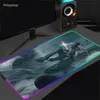 Pads Wars RGB Gaming Mouse Pad Large Mice Pad Gamer XXL Computer Mousepad Big Mouse MATED LED Backlight Carpet Tangentboard Desk Mats