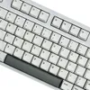 Kombos Anahtar Kapakları XDA Profili PBT KEYCAP 127 Tuşlar/Apple Mac için Set ISO DIY Mekanik Klavye Modu için Minimalist Beyaz Keykap