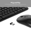 Combos KM901 2.4G Wireless Keyboard and Mouse Combo Computer Ergonomic Keyboard with pc gamer Mouse Plug and Play mouse for pc 78 Keys