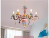 Kronleuchter Ly Bunte Kristall Kronleuchter Macaron Farbe Anhänger Kinder Schlafzimmer Lampe Kreative Fantasie Moderne Küche Lichter