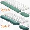 Pads memory foam tastiera tastiera di supporto per riposo set di tappeti per cuscini mousepad ergonomici per il computer portatile