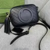 Stylisheendibags Luxury Designers Tassel Handväskor Soho Disco Väskor Kvinnor PU LÄDER SKULD PAG FRAGED MESSENGER ENTHING PAGS Purse Designer Crossbody Påsar