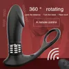 Massagem da próstata Sigle anel anal plug de vibrador retardado masculino masculino Brinquedos sexuais adultos para homens