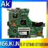 ASUS N56JN N56J G56J G56JKラップトップマザーボードI54200H I74710HQ GT840 GTX850Mビデオカード100％テストOK OKのマザーボードN56JKメインボード
