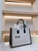 RIVE GAUCHE Vävd lyxig strandväska Shoppingväska Kvinnor Klassiska Handväskor Portmonnör Mode Brev Crossbody Trend Sommar Large Tote Canvas Axelväskor