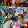 Cartoon Movie Stickers Car Windows Sticker 3D Pictures Poster Wall Art Stuff For Kids School Students Demon Slayer Dragon Japanese W Dhpqn