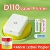 Принтеры Niimbot D110 Mini Portable Thermal Label Printer Pacly Roll Hangul Bluetooth -метка