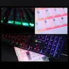 Combo Set mouse tastiera da gioco cablata USB PC Kit mouse e tastiera da gioco retroilluminato a LED colorato arcobaleno illuminato a LED Home Office