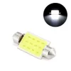 Nouveau 10PCS C5W LED COB Festoon 31mm 36mm 39mm 41mm 12V Blanc Ampoules pour Voitures Plaque D'immatriculation Intérieur Liseuse 6500K 3W Universel