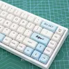 Tillbehör 138 Keys XDA KeyCaps PBT Dye Sub KeyCap Sea Salt Theme Cherry Layout för MX Switch Mechanical Keyboard 61 74 68 84 87 96