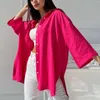 Women's Blouses Blouse Women's Loose Flared Sleeves Spring And Summer Comfortable Casual Solid Color Womens Hiking Gear Tops For Women