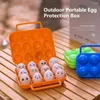 Opslagflessen eieren doos Snap afdichting eierpicknick draagbaar
