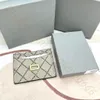 Borse da donna firmate Trend Lettera Portamonete Pochette stile moda Portacarte in vera pelle Portafogli chiave di alta qualità Scatola originale