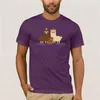 Koszulka męskiej T -koszuli dla kobiet czekoladowa alpaca rodzina piękny mężczyzna S o szyja z krótkim rękawem Design męski modny kreatywny grafika