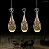 Hanger lampen interieur decoratieve hangende lamp kristallen bubbels suspensie licht restaurant slaapkamer trap moderne kleine kroonluchter