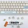 Combos kbdiy 140Keys/set xda perfil plástico pbt teclado tampa de chaves de diástica para teclado mecânico personalizado DIY para TB680 GK61