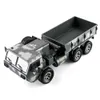 Schwerer RC-Militär-LKW, RC-Armee-LKW mit mehreren 1200-mAh-Batterien und LED-Licht, 1/16 2,4 G 6WD RC-Fahrzeugmodell für Kinder