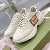 Designer Luxury Mens Duck Rhyton Chaussures chunky Beige Casual Shoe Sneaker Top Quality with Box