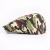 Berets 2023 Fashion Adjustable Cotton Cap Summer Gatsby Camouflage Style Beret Men Women Gorras Planas Boina